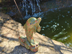 Polished Large Unakite Dolphin Carving x 1 From Messina, South Africa - Toprock Gemstones and Minerals 
