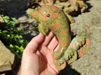 Polished Large Unakite Dolphin Carving x 1 From Messina, South Africa - Toprock Gemstones and Minerals 