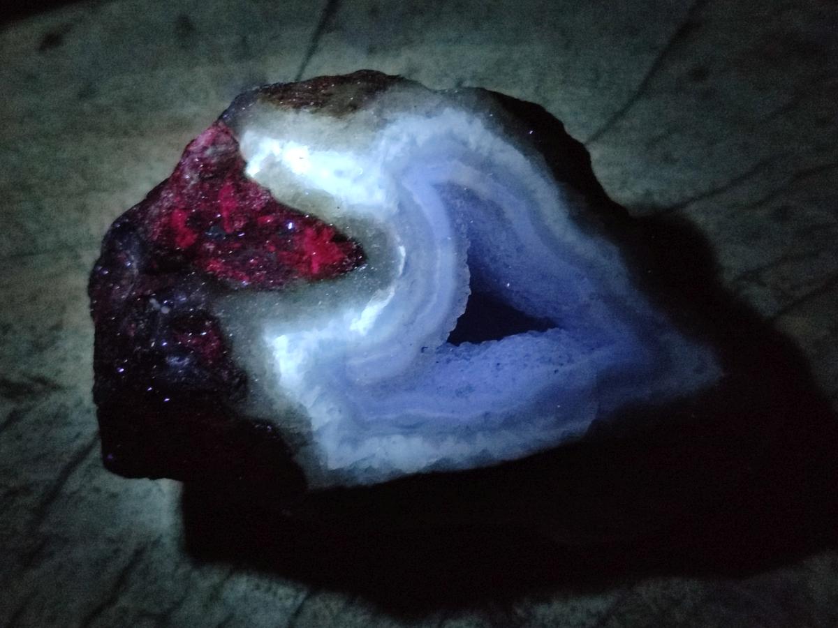 Natural Blue Lace Agate Geode Specimens x 12 From Nsanje, Malawi - Toprock Gemstones and Minerals 