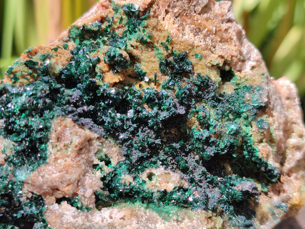 Natural Crystalline Malachite Specimens x 2 From Tenke Fungurume, Congo - Toprock Gemstones and Minerals 