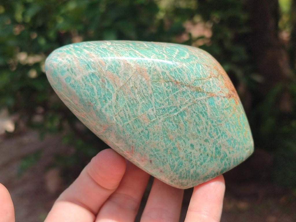 Polished Amazonite Standing Free Forms x 12 From Zimbabwe - Toprock Gemstones and Minerals 
