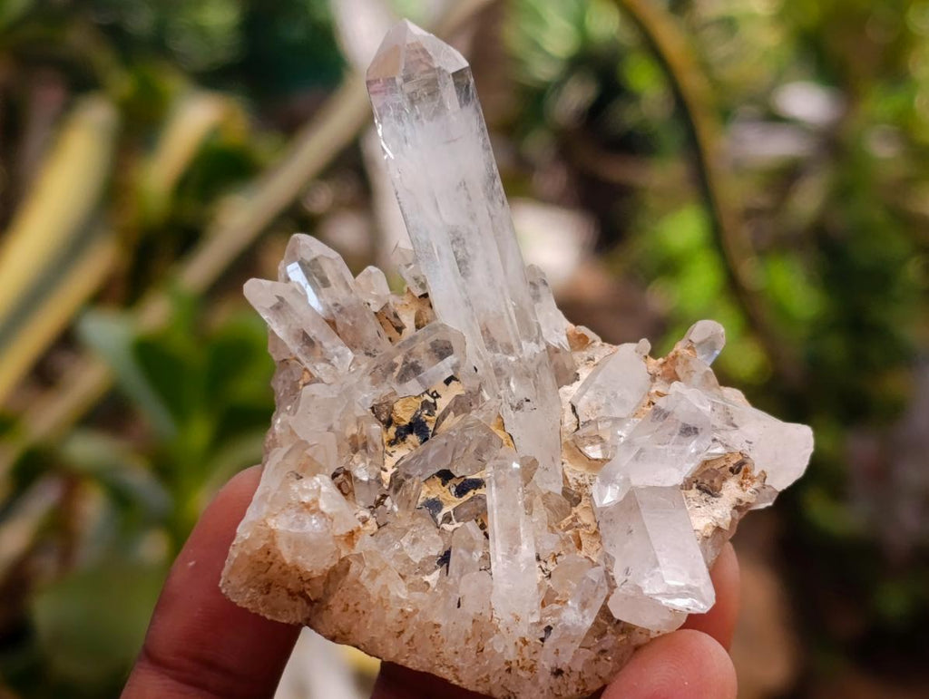 Natural Clear Quartz Crystals and Clusters x 35 From Madagascar - Toprock Gemstones and Minerals 