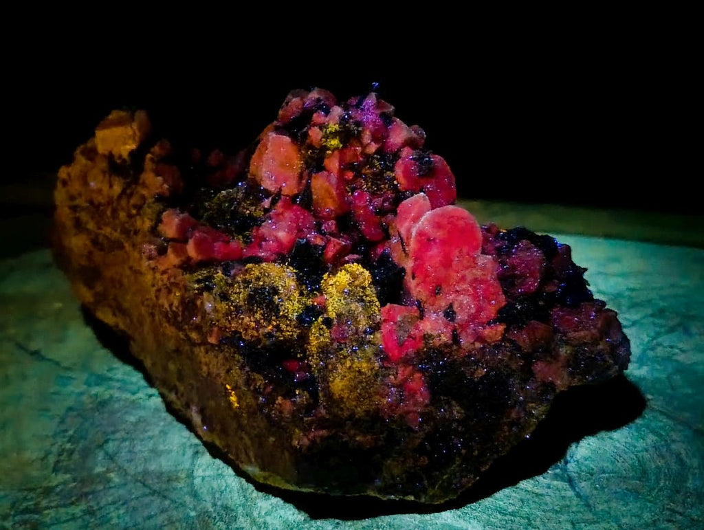 Natural Large Feldspar with Aegirine Crystal x 1 From Zomba, Malawi