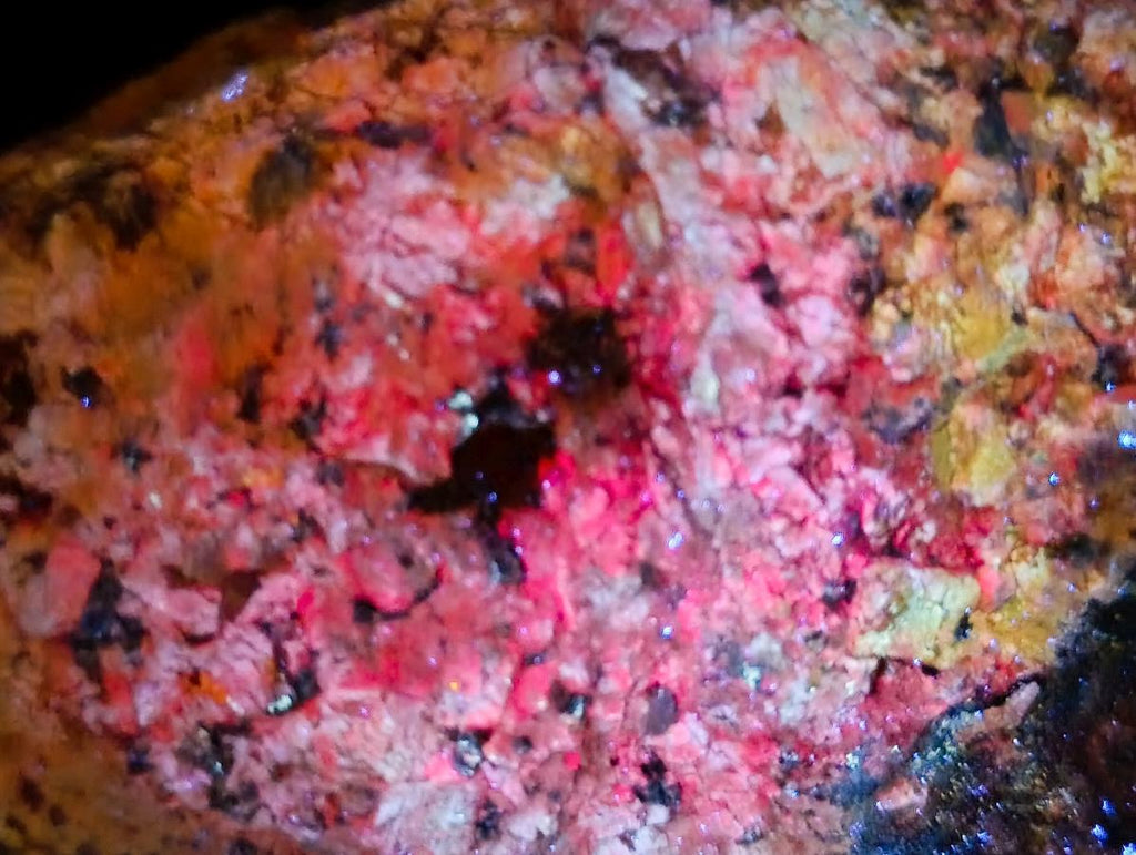 Natural Large Feldspar with Aegirine Crystal x 1 From Zomba, Malawi