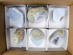 Polished Blue Lace Agate Mixed Free Forms x 6 From Nsanje, Malawi - Toprock Gemstones and Minerals 