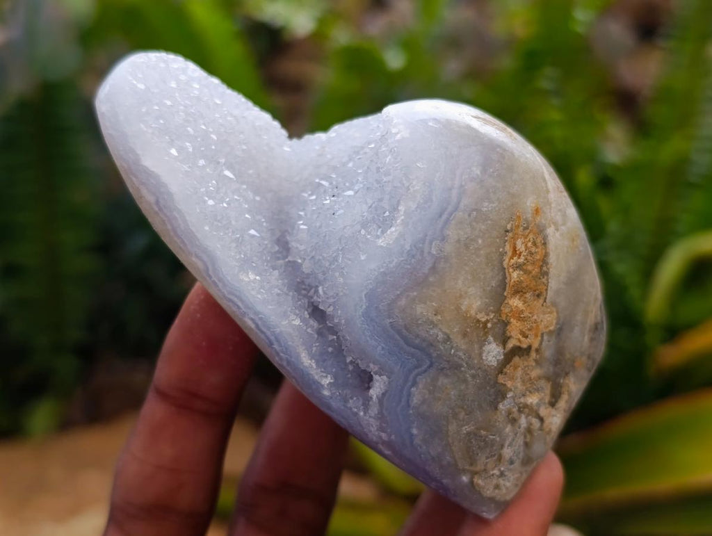 Polished Blue Lace Agate Mixed Free Forms x 6 From Nsanje, Malawi - Toprock Gemstones and Minerals 