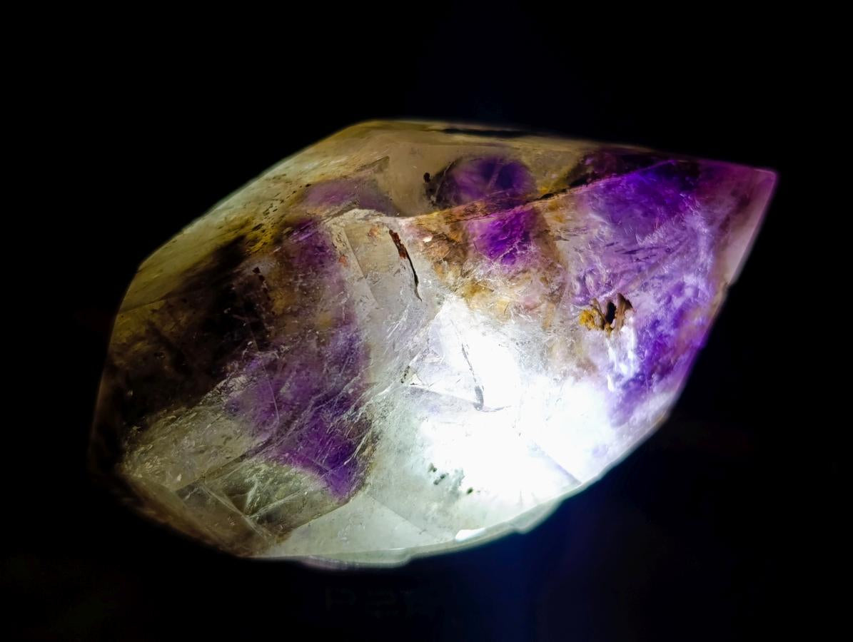 Polished Smokey Amethyst Window Crystals x 7 From Akansobe, Madagascar - Toprock Gemstones and Minerals 