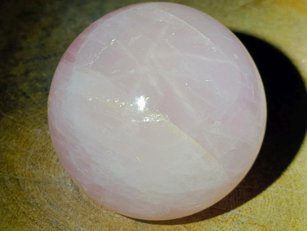 Polished Gemmy Star Rose Quartz Spheres x 4 From Madagascar