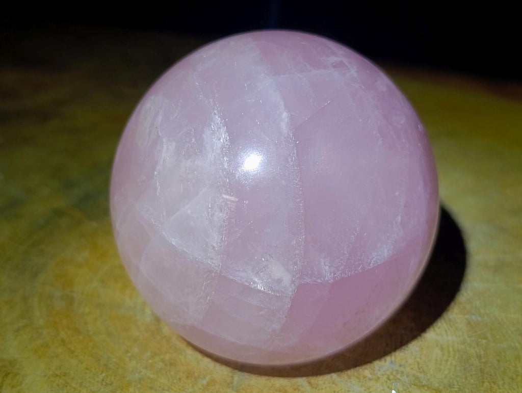 Polished Gemmy Star Rose Quartz Spheres x 4 From Madagascar