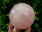 Polished Gemmy Star Rose Quartz Spheres x 4 From Madagascar