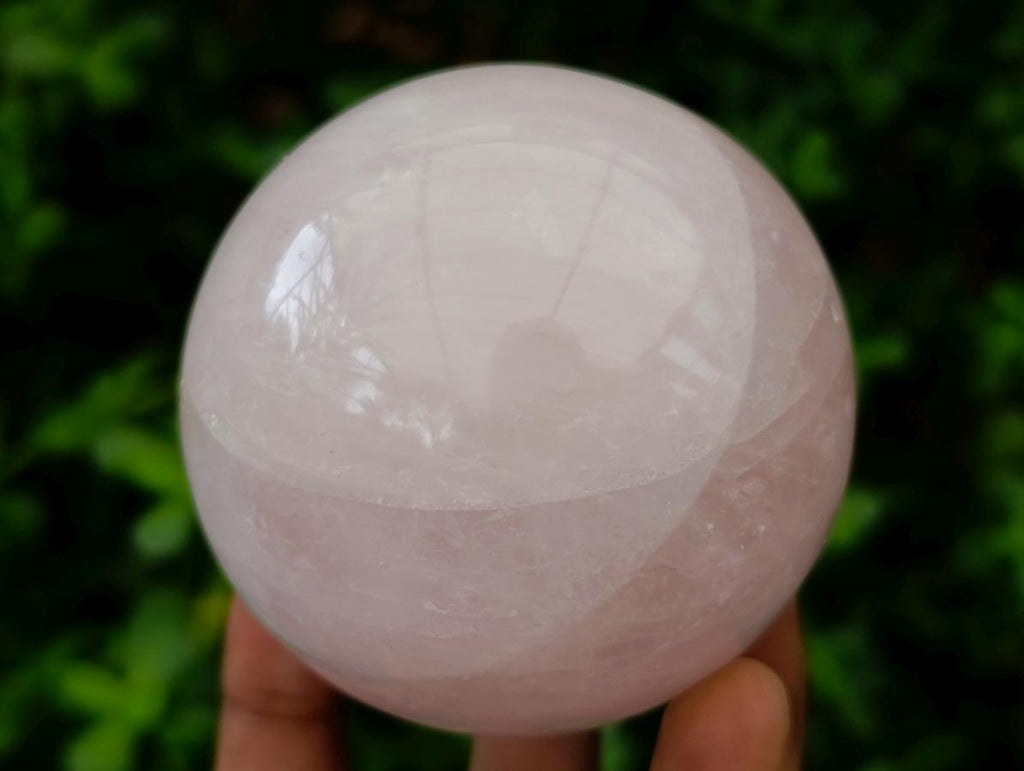 Polished Gemmy Star Rose Quartz Spheres x 4 From Madagascar