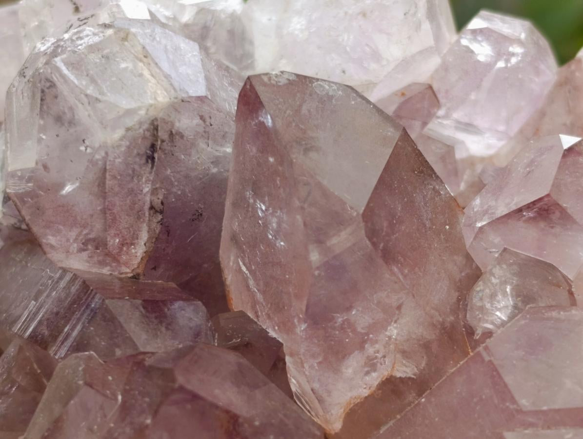 Natural Jacaranda Amethyst Clusters x 4 From Mumbwa, Zambia