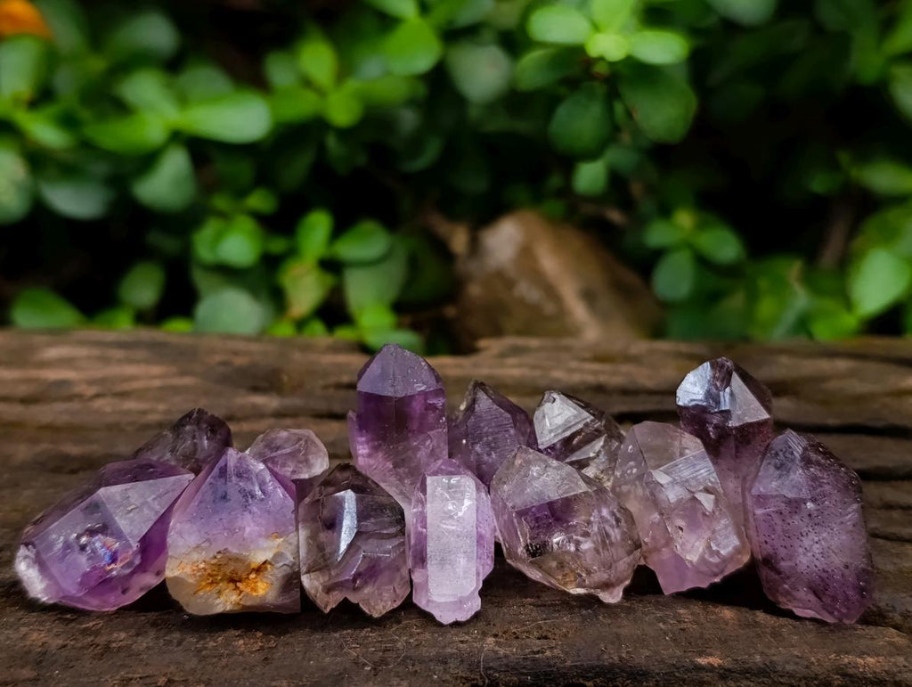Natural Smokey Chiredzi Amethyst Single Jewellery Crystals x 70 From Chiredzi, Zimbabwe - Toprock Gemstones and Minerals 