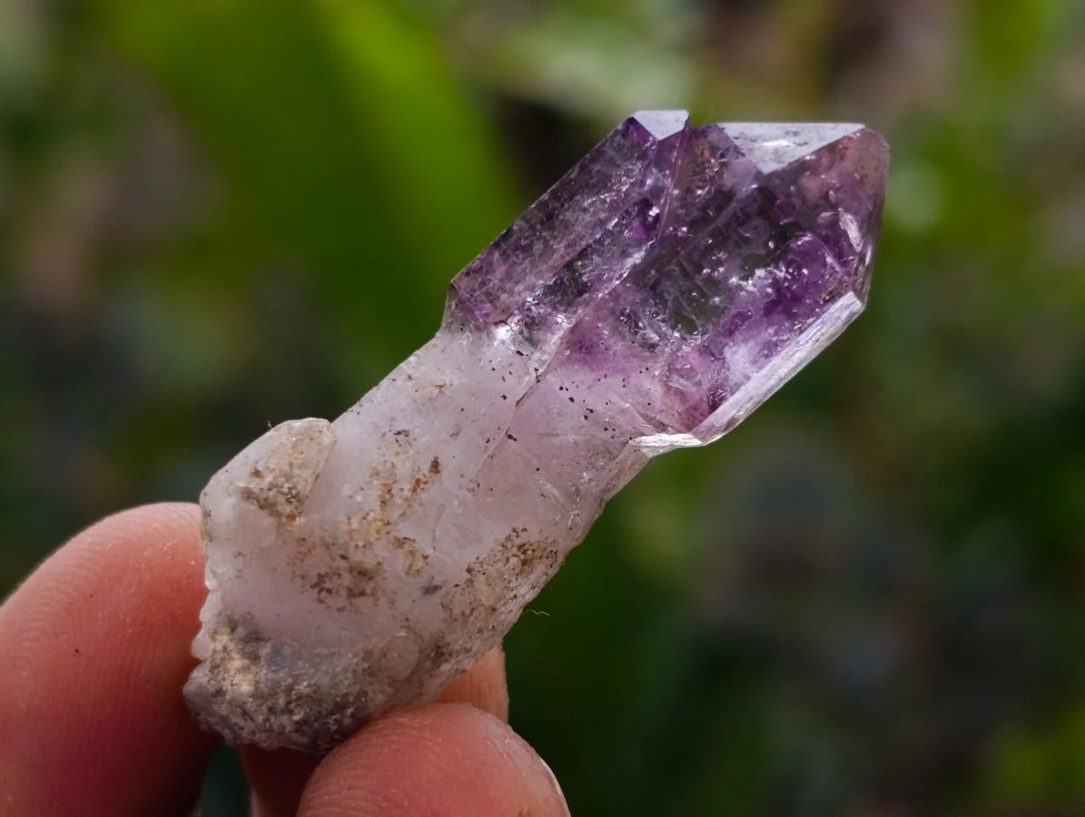 Natural Smokey Chiredzi Amethyst Single Jewellery Crystals x 70 From Chiredzi, Zimbabwe - Toprock Gemstones and Minerals 