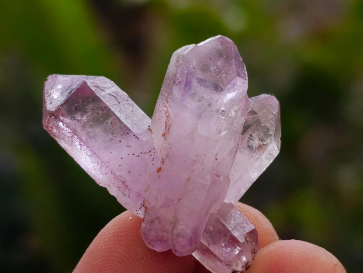 Natural Smokey Chiredzi Amethyst Single Jewellery Crystals x 70 From Chiredzi, Zimbabwe - Toprock Gemstones and Minerals 