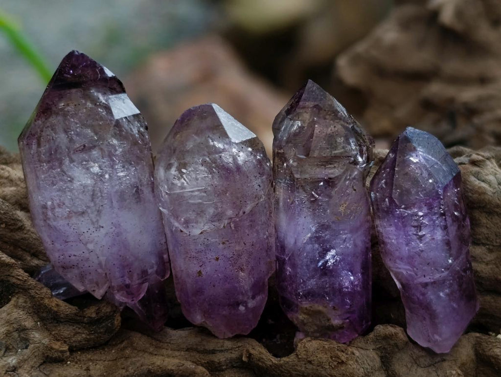 Natural Smokey Chiredzi Amethyst Single Jewellery Crystals x 70 From Chiredzi, Zimbabwe - Toprock Gemstones and Minerals 