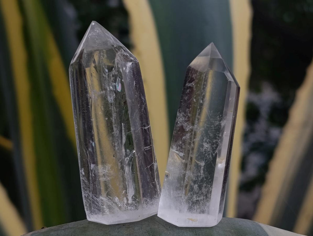 Polished Clear Quartz Crystal Points x 24 From Madagascar - Toprock Gemstones and Minerals 