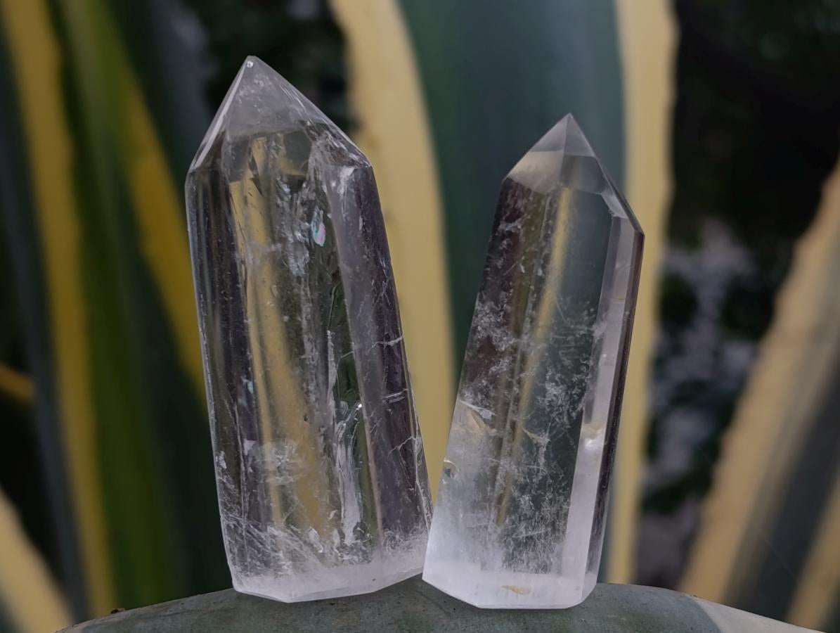 Polished Clear Quartz Crystal Points x 24 From Madagascar - Toprock Gemstones and Minerals 