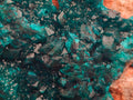 Natural Large Dioptase on Peach Dolomite Specimen x 1 From Tantara, Congo - Toprock Gemstones and Minerals 