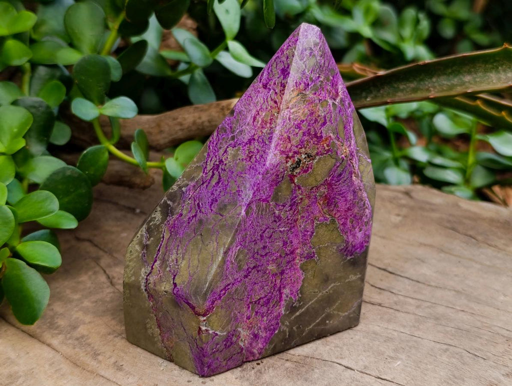 Polished Stichtite Display Crystals x 2 From Barberton, South Africa - Toprock Gemstones and Minerals 