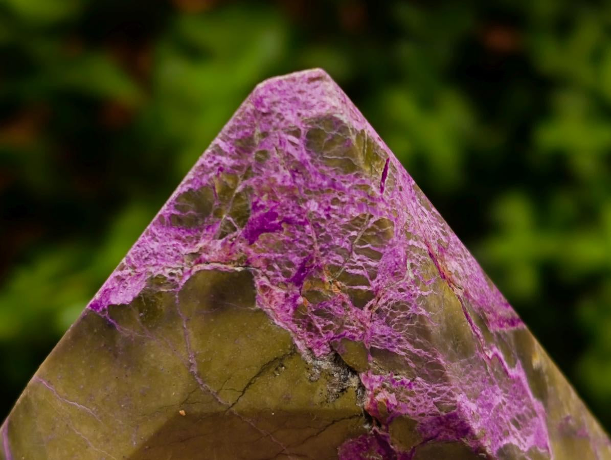 Polished Stichtite Display Crystals x 2 From Barberton, South Africa - Toprock Gemstones and Minerals 