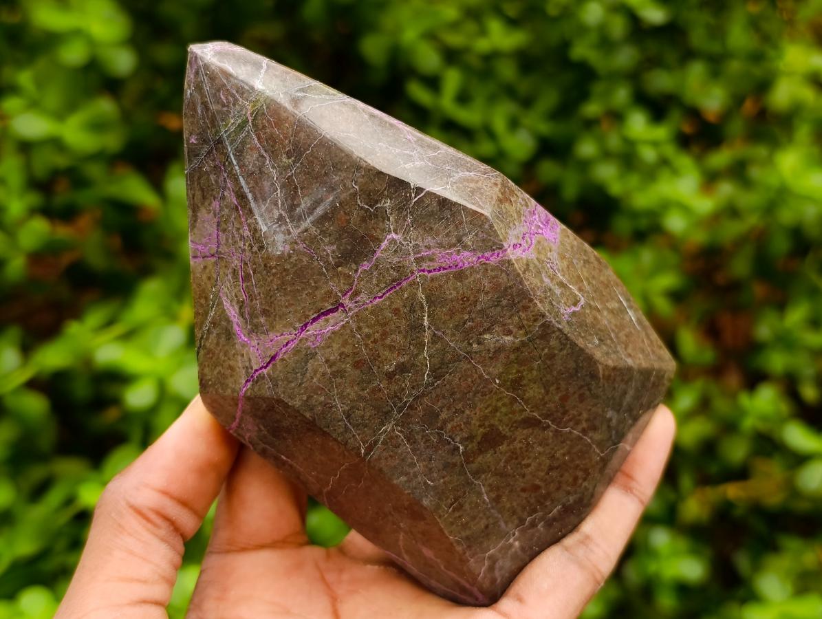 Polished Stichtite Display Crystals x 2 From Barberton, South Africa - Toprock Gemstones and Minerals 