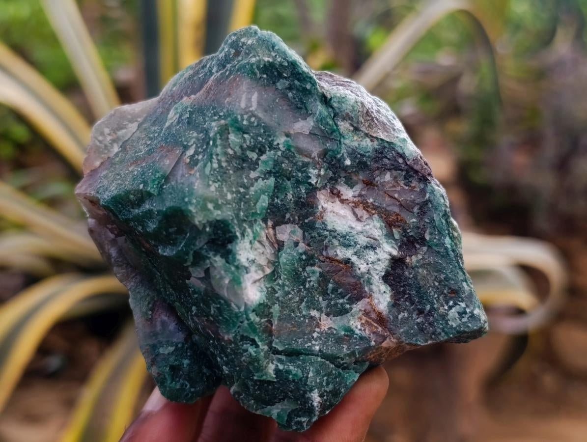 Natural Dark Green Swazi Jade Cobbed Specimens x 12 From Swaziland - Toprock Gemstones and Minerals 