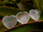 Polished Small Girasol Pearl Quartz Hearts x 35 From Ambatondrazaka, Madagascar - Toprock Gemstones and Minerals 