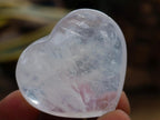 Polished Small Girasol Pearl Quartz Hearts x 35 From Ambatondrazaka, Madagascar - Toprock Gemstones and Minerals 