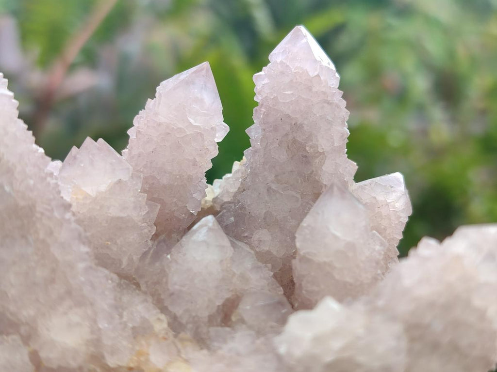 Natural Lilac Fairy Spirit Quartz Clusters x 2 From Boekenhouthoek, South Africa