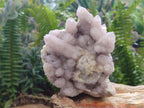 Natural Lilac Fairy Spirit Quartz Clusters x 2 From Boekenhouthoek, South Africa