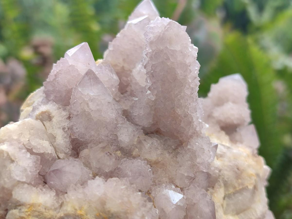 Natural Lilac Fairy Spirit Quartz Clusters x 2 From Boekenhouthoek, South Africa