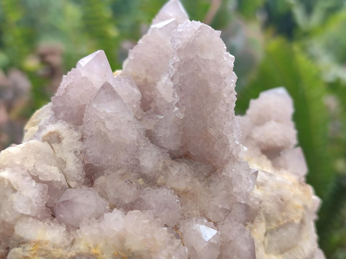 Natural Lilac Fairy Spirit Quartz Clusters x 2 From Boekenhouthoek, South Africa