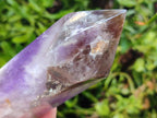 Polished Chevron Amethyst Crystals x 2 From Madagascar - Toprock Gemstones and Minerals 