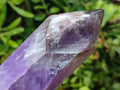 Polished Chevron Amethyst Crystals x 2 From Madagascar - Toprock Gemstones and Minerals 