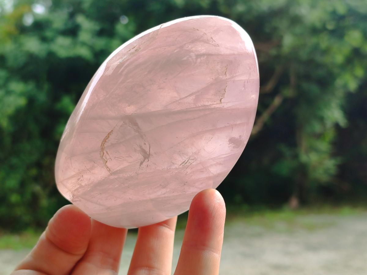Polished Gemmy Star Rose Quartz Standing Free Forms x 4 From Madagascar - Toprock Gemstones and Minerals 