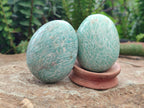 Polished Amazonite Palm Stones x 12 From Madagascar - Toprock Gemstones and Minerals 