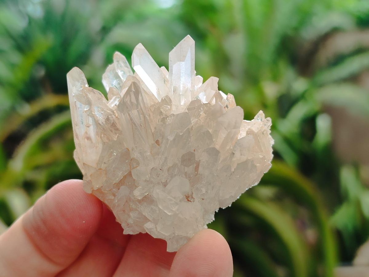 Natural Clear Quartz Crystal Clusters x 35 From Madagascar