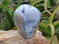 Polished Large Blue Lace Agate Standing Free Form x 1 From Nsanje, Malawi - Toprock Gemstones and Minerals 