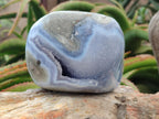 Polished Large Blue Lace Agate Standing Free Form x 1 From Nsanje, Malawi - Toprock Gemstones and Minerals 
