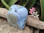 Polished Large Blue Lace Agate Standing Free Form x 1 From Nsanje, Malawi - Toprock Gemstones and Minerals 