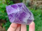 Polished Chevron Amethyst Crystals x 6 From Zambia - Toprock Gemstones and Minerals 