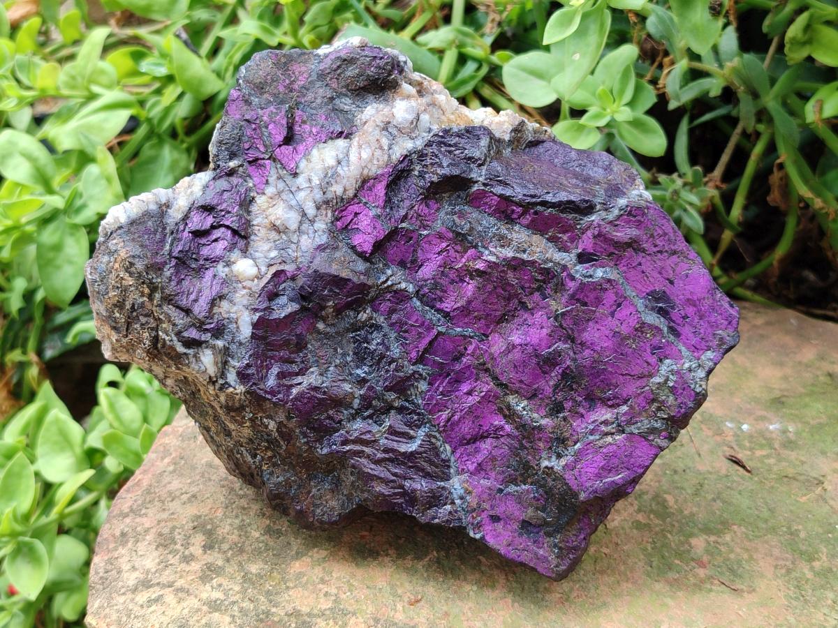 Natural Metallic Cobbed Purpurite Specimens x 7 From Erongo, Namibia - Toprock Gemstones and Minerals 