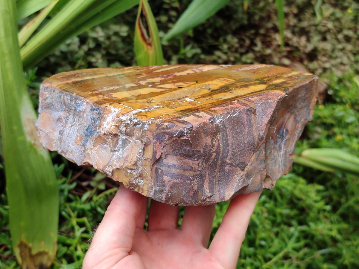 Polished One Side Large Nguni Jasper Specimen x 1 From Northern Cape, South Africa