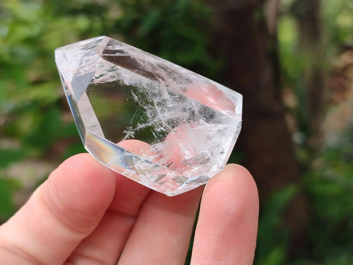Polished Clear Quartz Display Crystals x 24 From Madagascar