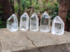 Polished Clear Quartz Display Crystals x 24 From Madagascar