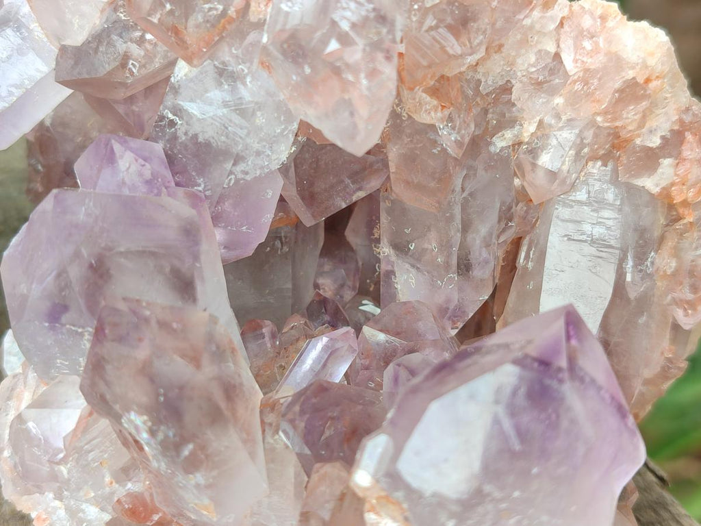 Natural Jacaranda Amethyst Crystal Clusters x 2 From Mumbwa, Zambia