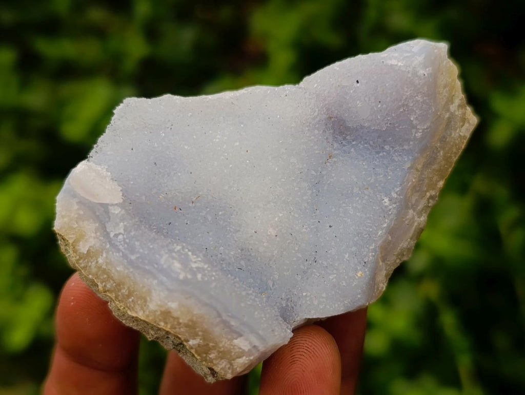 Natural Blue Lace Agate Geode and Cluster Specimens x 24 From Nsanje, Malawi