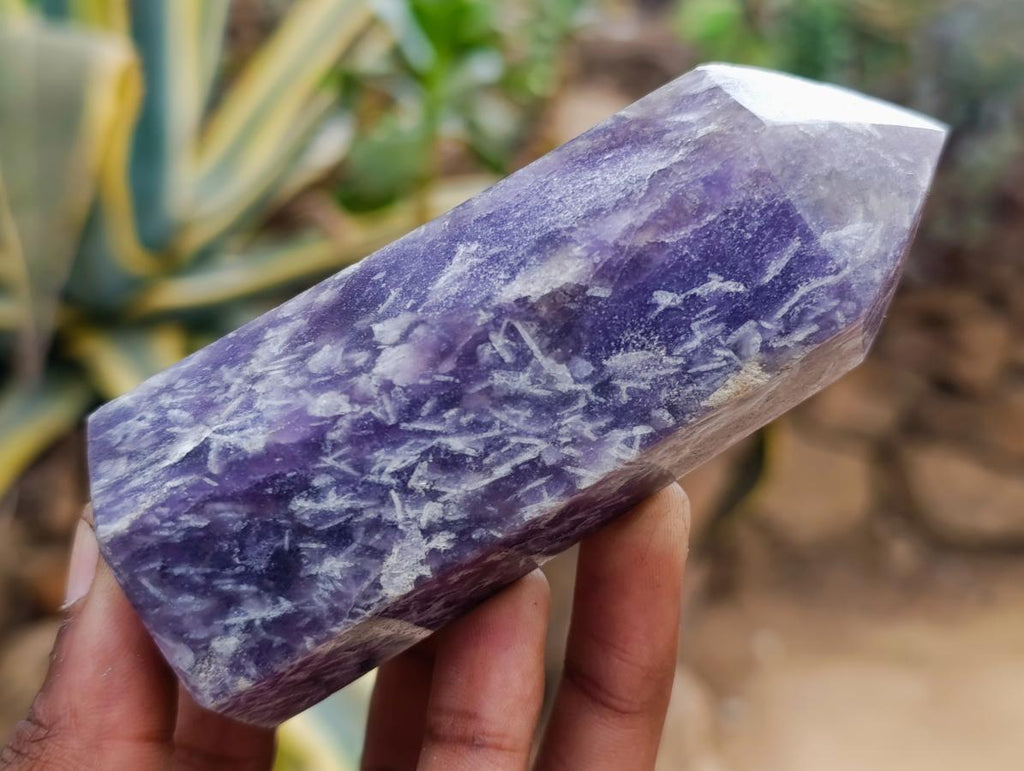 Polished Lepidolite Display Crystals x 6 From Ambatondrazaka, Madagascar - Toprock Gemstones and Minerals 