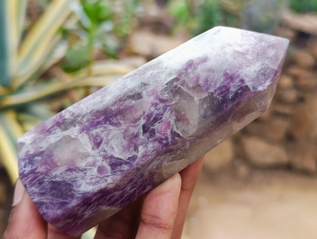 Polished Lepidolite Display Crystals x 6 From Ambatondrazaka, Madagascar - Toprock Gemstones and Minerals 